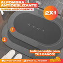PROMO 2X1 ALFOMBRA DE BAÑO ANTIDESLIZANTE SÚPER ABSORBENTE