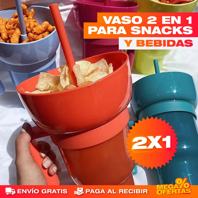 PROMO 2X1 TAZÓN PARA SNACKS Y BEBIDA CINE EN CASA