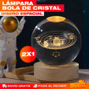 PROMO 2X1 LÁMPARA BOLA DE CRISTAL LED 3D