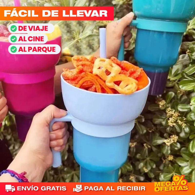 PROMO 2X1 TAZÓN PARA SNACKS Y BEBIDA CINE EN CASA