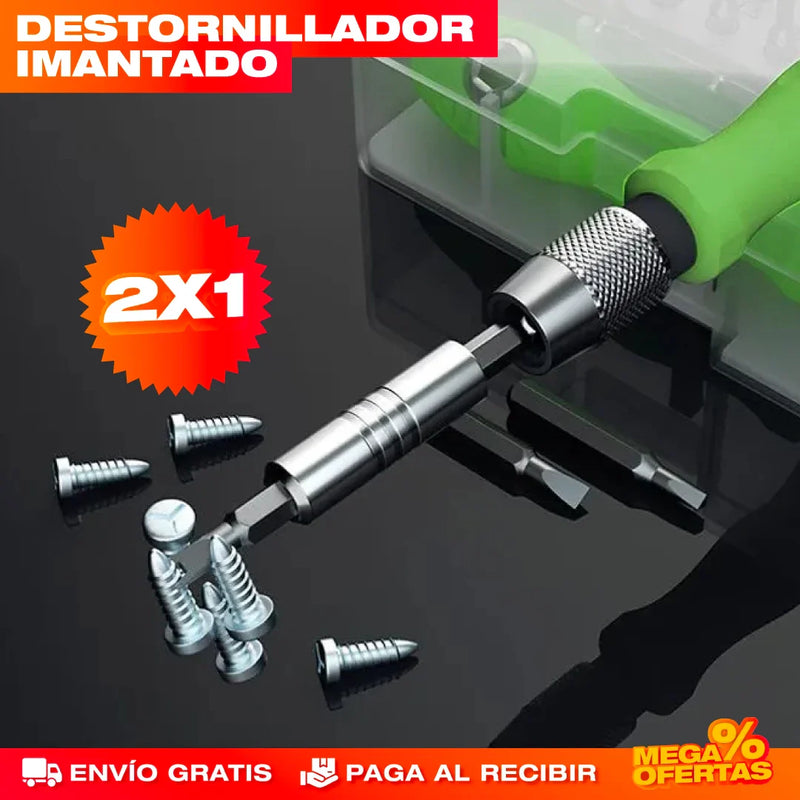 PROMO 2X1 KIT DESTORNILLADOR 32 PIEZAS