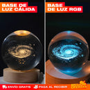 PROMO 2X1 LÁMPARA BOLA DE CRISTAL LED 3D