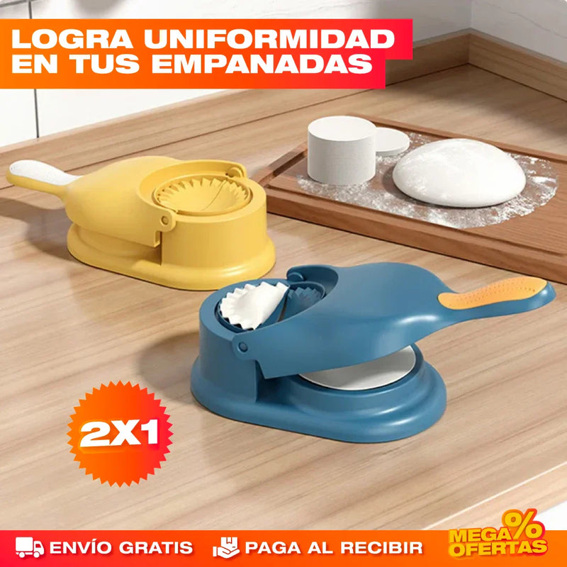 PROMO 2X1 MÁQUINA PARA HACER EMPANADAS 2 EN 1