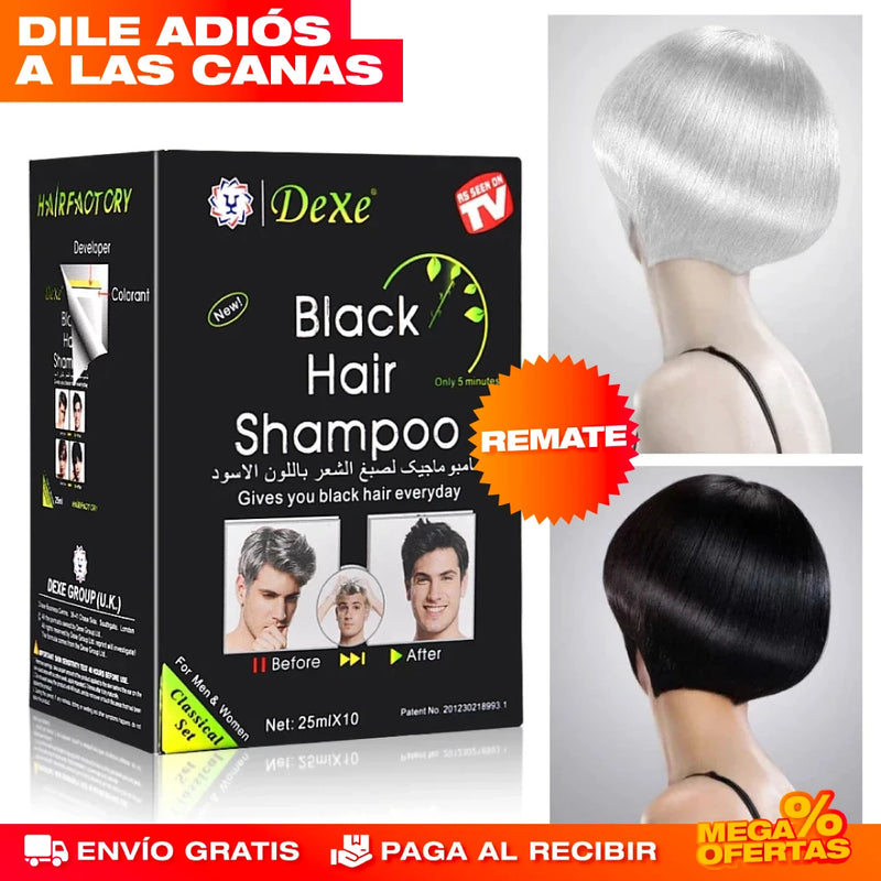 SHAMPOO NATURAL CUBRE CANAS - CAJA X 10 SOBRES