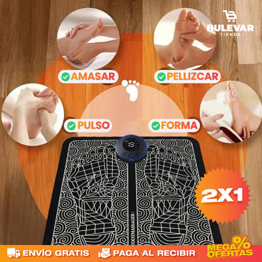 PROMO 2X1 MASAJEADOR DE PIES EMS ELÉCTRICO