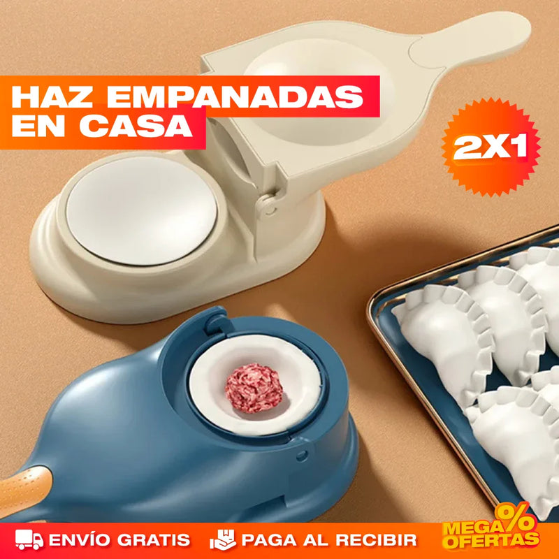 PROMO 2X1 MÁQUINA PARA HACER EMPANADAS 2 EN 1