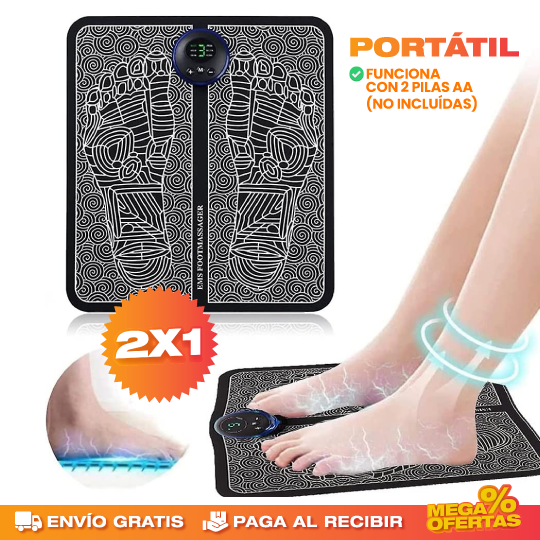 PROMO 2X1 MASAJEADOR DE PIES EMS ELÉCTRICO