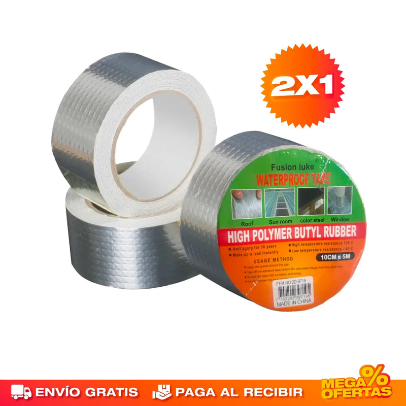 2x1 CINTA IMPERMEABLE REPARA FUGAS (5 METROS)