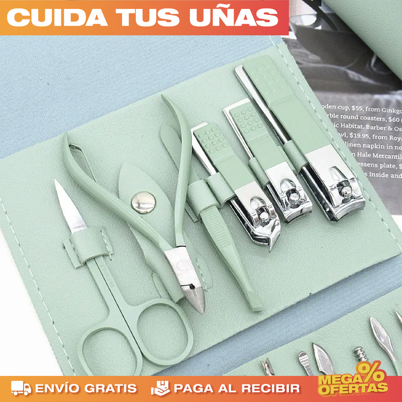 PROMO 2X1 SET DE CORTAUÑAS PROFESIONAL PARA MANICURA Y PEDICURA