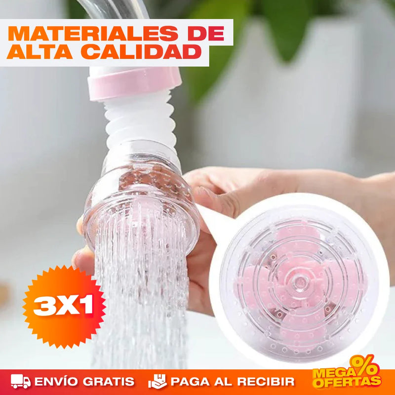 PROMO 3X1 FILTRO GIRATORIO Y PURIFICADOR DE AGUA