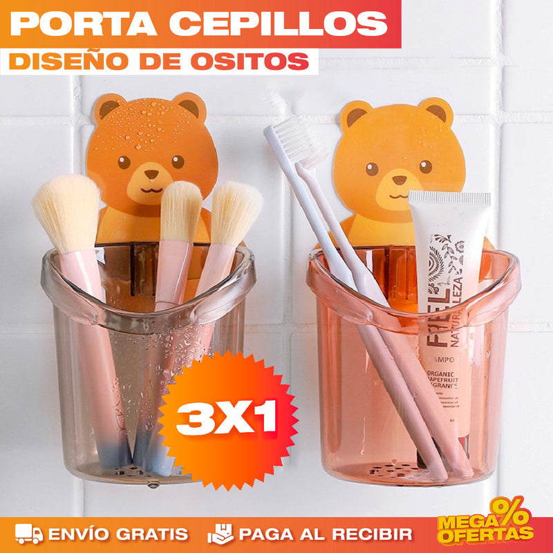 PROMO 3X1 SET PORTACEPILLOS OSITO 🧸